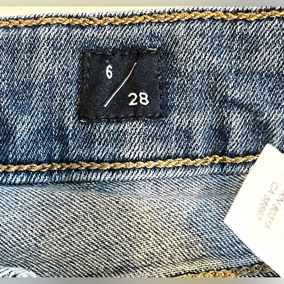 Lucky Brand Lolita Super Skinny Light Blue Slightly Distressed Jeans Size 6 - Picture 11 of 16